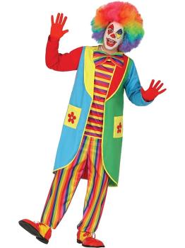 Fantasia de palhaço de circo para adultos