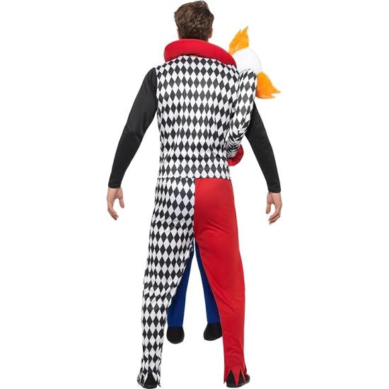 Disfraz de payaso perturbado para hombre