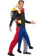Disfraz de payaso perturbado para hombre