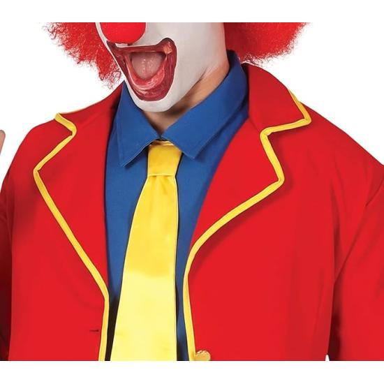 Fato de palhaço maroto para adulto