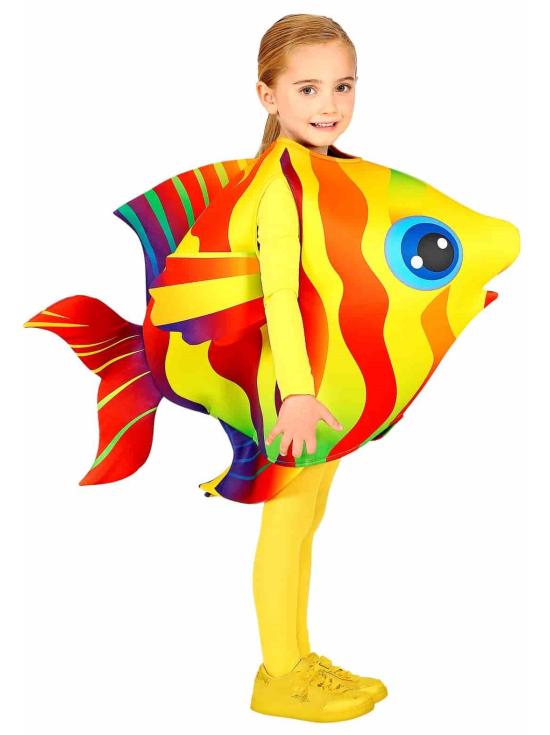 Fantasia infantil de peixe marinho