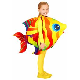 Fantasia infantil de peixe marinho