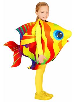Fantasia infantil de peixe marinho