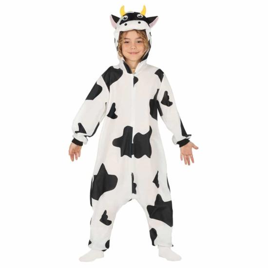 Fantasia de pijama de vaca tamanho infantil Fantasia de pijama de vaca tamanho infantil