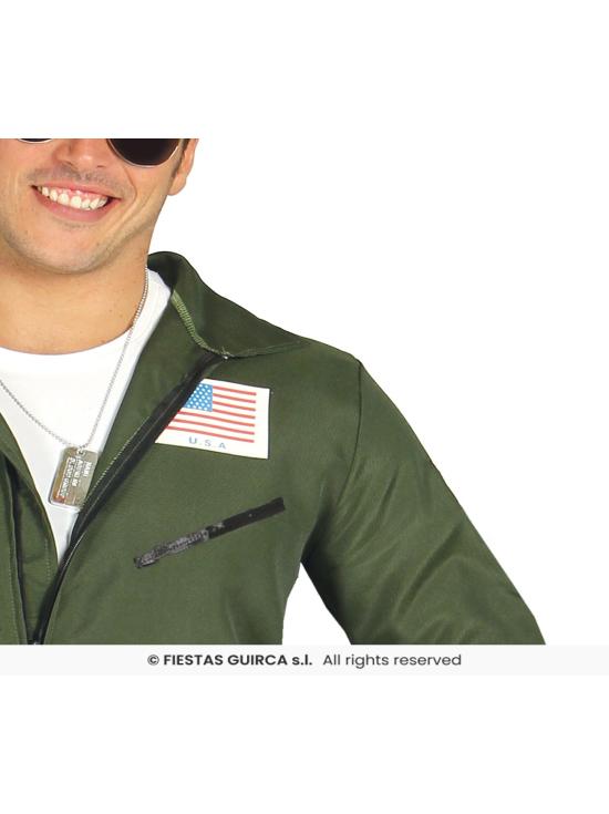 Traje adulto de piloto de caça Top Gun