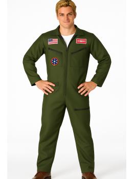 Traje adulto de piloto de caça Top Gun