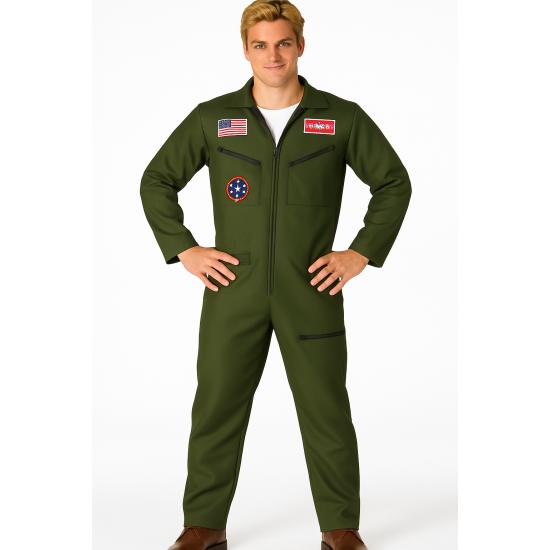 Traje adulto de piloto de caça Top Gun