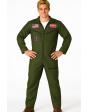Traje adulto de piloto de caça Top Gun
