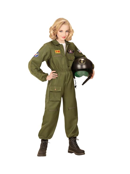 Fantasia infantil de piloto de caça Top Gun