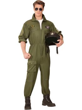 Fato de piloto de caça Top Gun para adulto