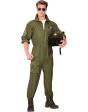 Fato de piloto de caça Top Gun para adulto