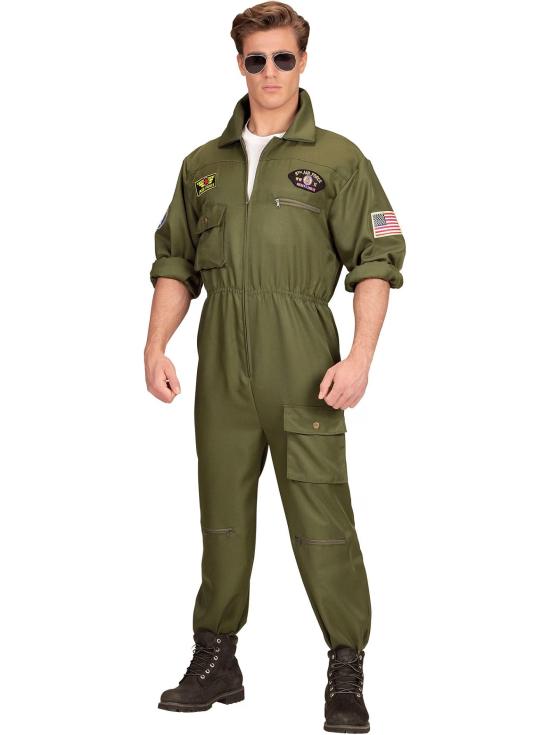 Fato de piloto de caça Top Gun para adulto