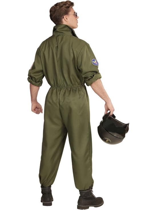 Fato de piloto de caça Top Gun para adulto