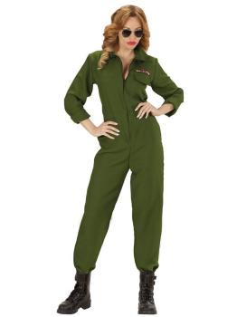 Fantasia de piloto de caça Top Gun para mulheres