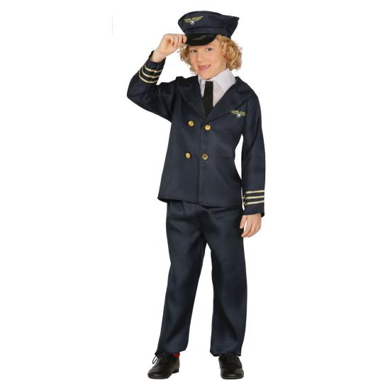 Fantasia de piloto de vôo comercial para meninos