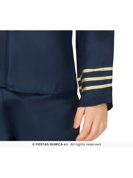 Fantasia de piloto de vôo comercial para meninos