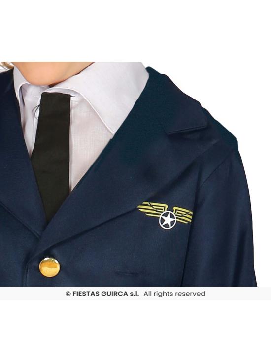 Fantasia de piloto de vôo comercial para meninos