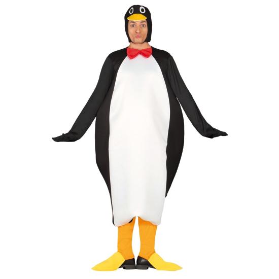 Fantasia de pinguim frio adulto