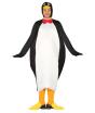 Fantasia de pinguim adulto para o frio.