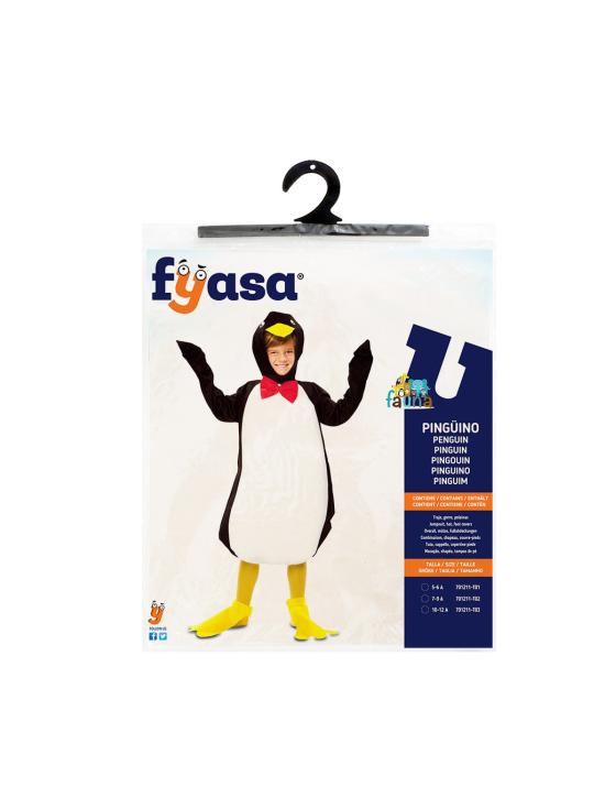 Fantasia infantil engraçada de pinguim