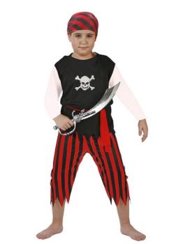 Fantasia infantil de pirata corsário.