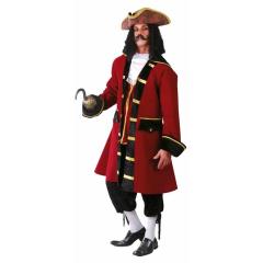Fantasia de Capitão Gancho Pirata Tamanho Adulto