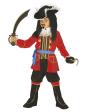 Fantasia de Capitão Pirata Gancho tamanho infantil