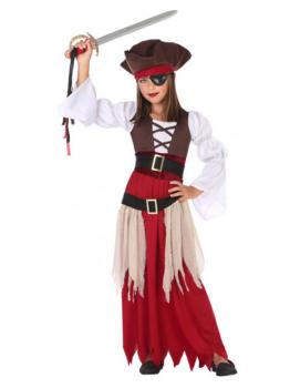 Fantasia de Pirata Caribenha para Menina