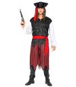 Fato de pirata do Mar das Caraíbas para homem