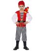 Fantasia de pirata Corsair tamanho infantil.
