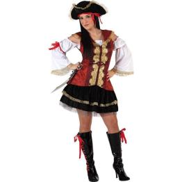 Fato de pirata elegante para mulher
