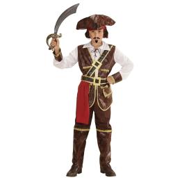 Fantasia de pirata rouba tesouros para crianças