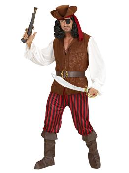 Fato de pirata Zalazar para adulto