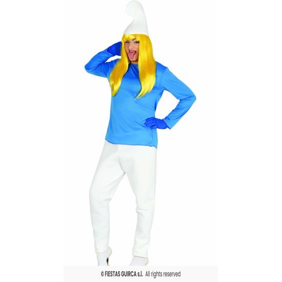 Fantasia adulta de Smurf anão azul