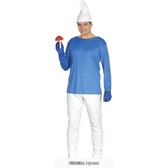 Fantasia adulta de Smurf anão azul