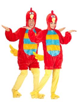 Fato de festa Red Bird para adulto