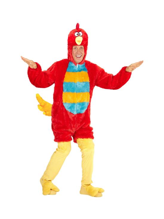Fato de festa Red Bird para adulto