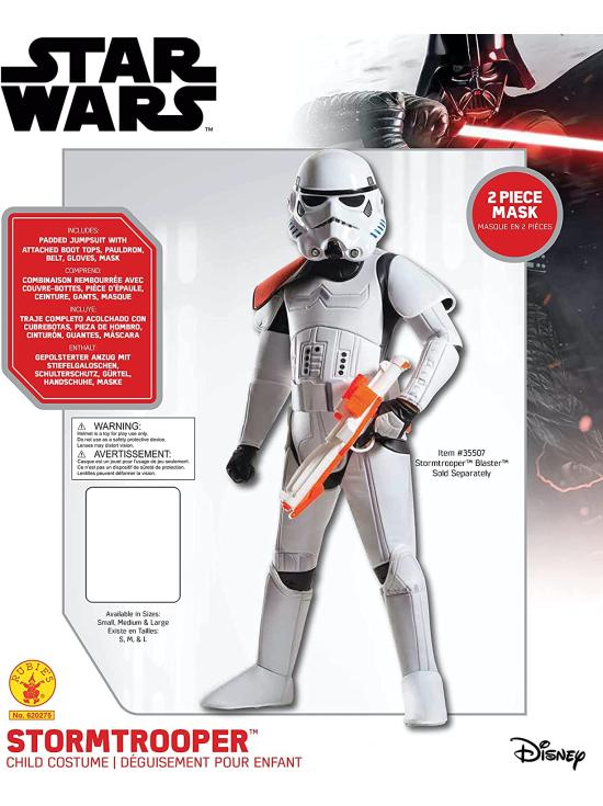 Fato de Stormtrooper platina para criança