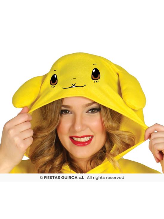 Fantasia adulta econômica Pokémon Pickachu