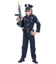 Fantasia de polícia de luxo infantil