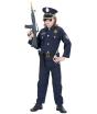 Fantasia de polícia de luxo infantil