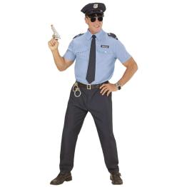 Fato de polícia de manga curta para homem