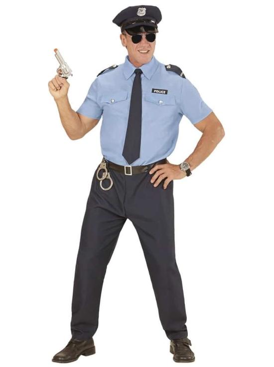 Uniforme de policial masculino de manga curta