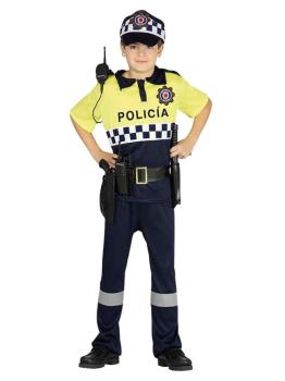 Fantasia de policial para meninos – Carnaval da Polícia Municipal Infantil