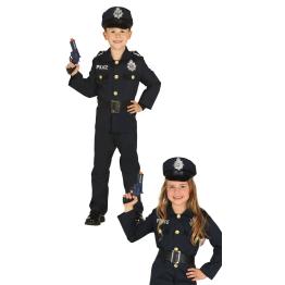 Fato policial infantil unissex