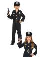 Fantasia de policial infantil unissex – Fantasia completa de carnaval para meninos e meninas