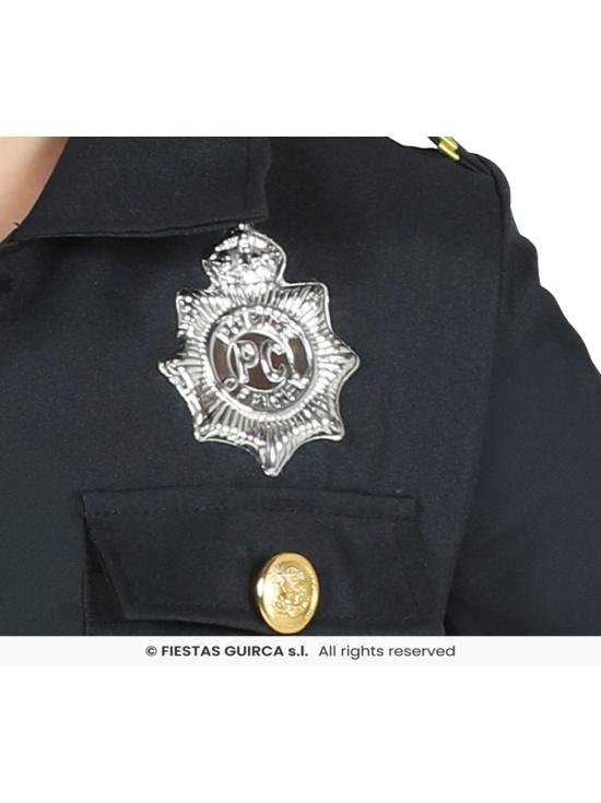 Fantasia de policial infantil unissex – Fantasia completa de carnaval para meninos e meninas