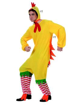 Fantasia adulta de frango feliz
