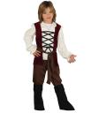 Fato de estalajadeiro ou estalajadeiro medieval infantil