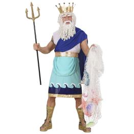 Fato de Poseidon Rei dos Mares para adulto